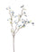 Lot de 3 mini branches artificielles avec fleurs hauteur 88 cm bleu