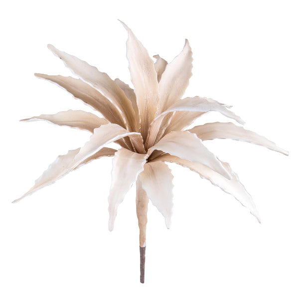 Set 2 plantes artificielles Dracena en mousse Hauteur 65 cm Beige sconto