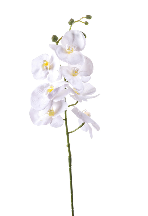 online Set 6 Phalaenopsis artificiels avec 7 fleurs Hauteur 96 cm Blanc