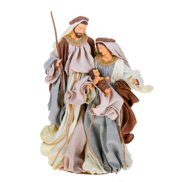 Figurine de la Nativité de Noël avec socle 47 cm en résine grise online