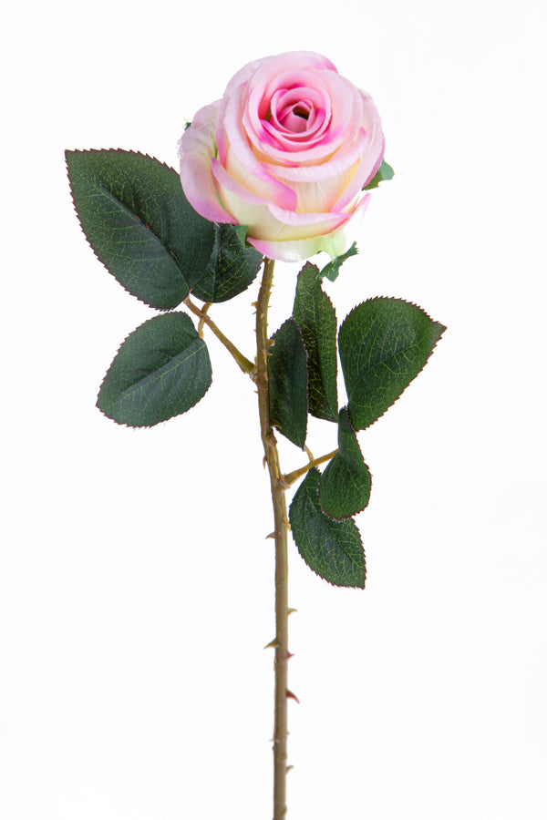 online Lot de 12 Roses Artificielles Bourgeon 65 cm Rose