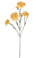 Set 8 fleurs d'oeillets artificielles Hauteur 62 cm Jaune