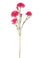 Set 8 fleurs d'oeillets artificielles Hauteur 62 cm Rose