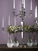 Candelabro in Metallo Composto da 5 Bracci Altezza 104 cm-5