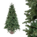 Albero di Natale Artificiale 215 cm 1038 Rami con Tronco Abete Verde-1