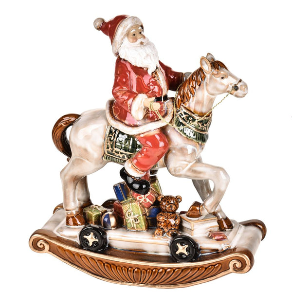 Figurine Père Noël 36 cm en porcelaine acquista