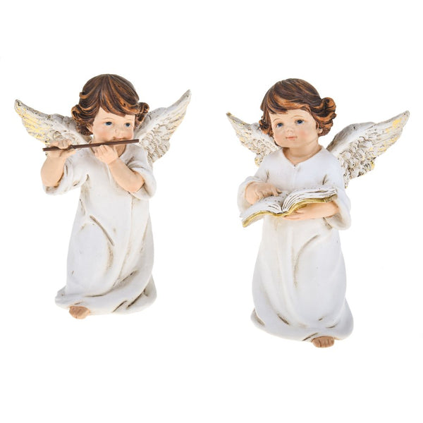 sconto Lot de 2 Figurines Ange 14 cm en Résine