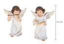 Set 2 Statuine Angeli 14 cm in Resina-2