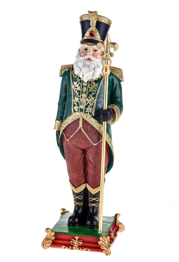 Figurine Père Noël avec bâton 33 cm en résine prezzo