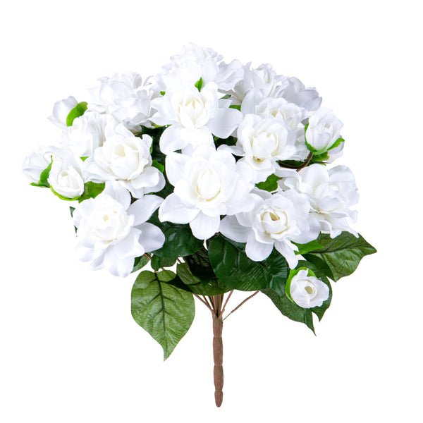 online Set 3 Bouquet de Gardénia Artificiel Hauteur 38 cm Blanc