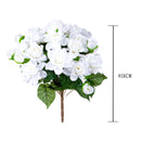 Bouquet Artificiale di Gardenia Altezza 38 cm Bianco-2