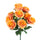 Lot de 3 bouquets artificiels de 9 roses hauteur 43,5 cm