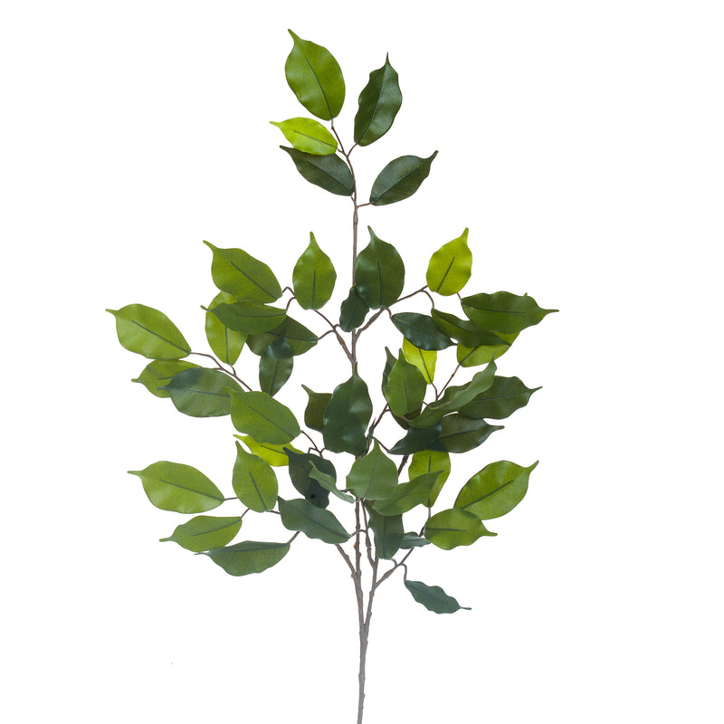 8 Rami di Ficus Artificiale con 42 Foglie Altezza 60 cm Verde-1