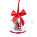 Set 3 Campane Decorative con Babbo Natale da Appendere 10 cm in Ceramica-3