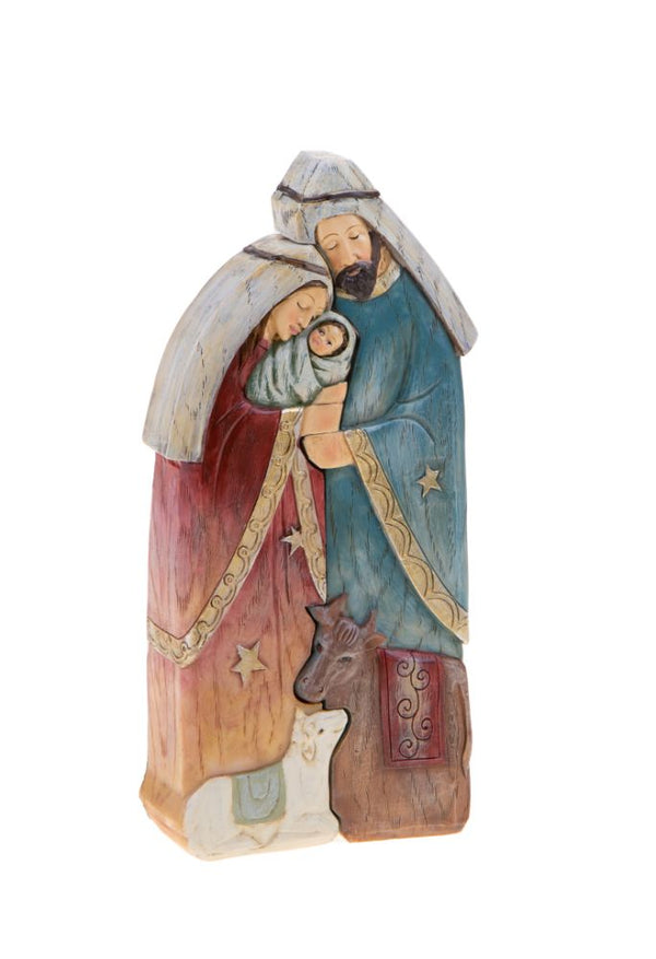 acquista Puzzle Figurine Nativité de Noël 2 Pièces 20,5 cm en Résine