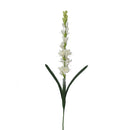 2 Fiori Artificiali di Tuberosa Altezza 90 cm Bianco-1