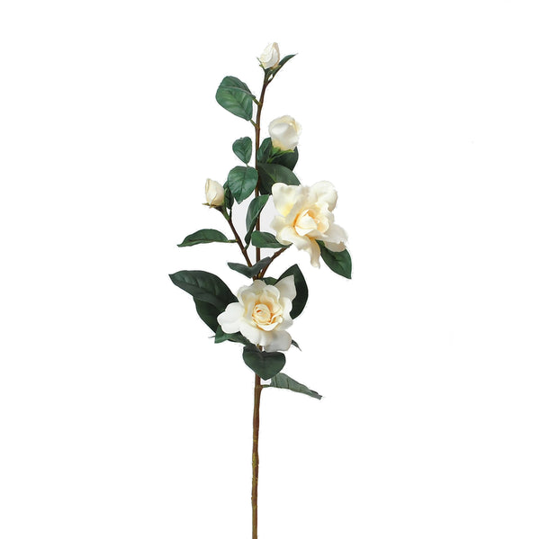 Lot de 2 branches de gardénia artificielles hauteur 82 cm blanc prezzo