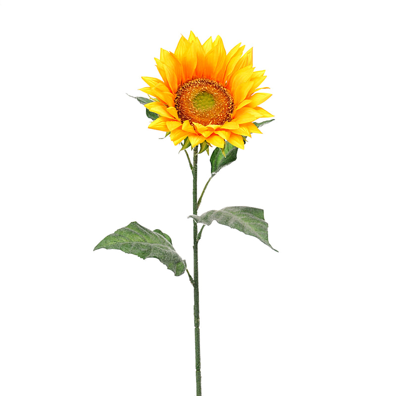 2 Girasoli Artificiali Altezza 95 cm Giallo-1