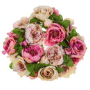 Coroncina Artificiale con Rose Larghezza 30,5 cm -1