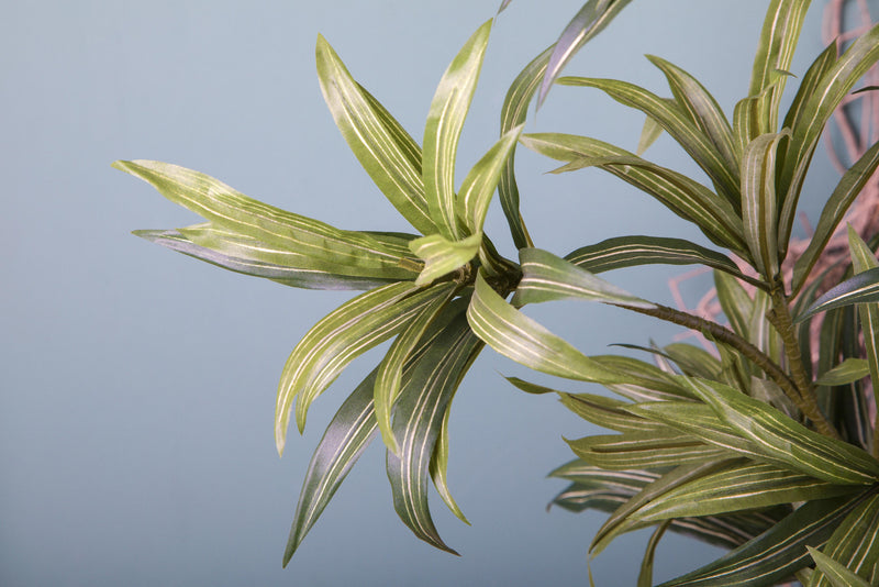 Dracena Artificiale con 141 Foglie Altezza 83 cm Verde-5