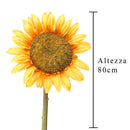 Girasole Artificiale Altezza 80 cm Giallo-2