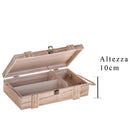 Scatola Portabottiglie in Legno con Manico in Corda Altezza 35 cm-2