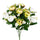 Set 2 Bouquet de Renoncules Artificiels Composé de 13 Fleurs Hauteur 44 cm Vert