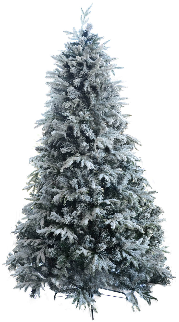 Vanzetti Carpino Bianco del Gargano Sapin de Noël Artificiel avec Neige Différentes Tailles sconto