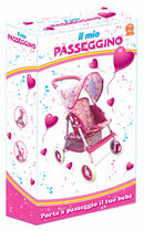 Passeggino per Bambole Kids Joy Rosa-2