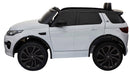 Macchina Elettrica Suv per Bambini 12V Land Rover Discovery Bianca-4