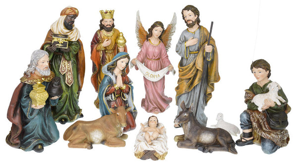 sconto Nativité 11 Personnages H30 cm en Résine