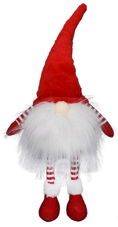 Gnomo di Babbo Natale H48 cm in Tessuto-1