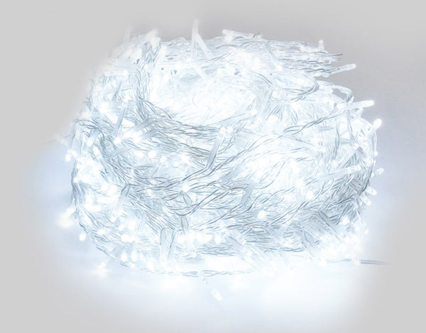 Fil Lumières de Noël 900 LED 3m Câble Transparent Lumière Froide online