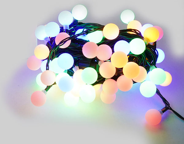 online Fil de Lumières de Noël 80 LED 3m Multicolore Câble Vert