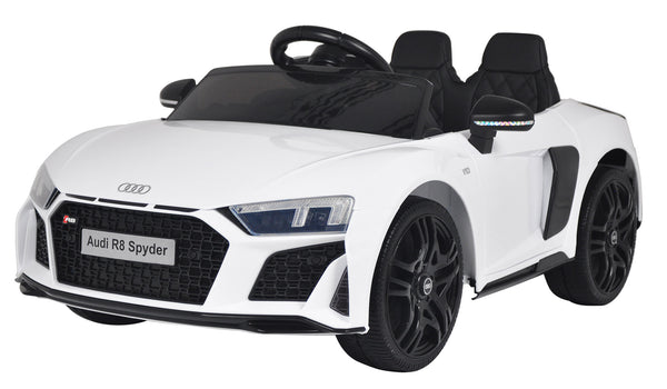 Véhicule électrique porteur pour enfants 12V sous licence Audi R8 Spyder Blanc online