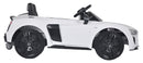 Macchina Elettrica per Bambini 12V con Licenza Audi R8 Spyder Bianca-6