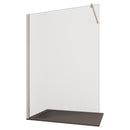 Parete Doccia Walk-In 140 cm in Cristallo Trasparente 8mm H195 Bonussi Nives-1