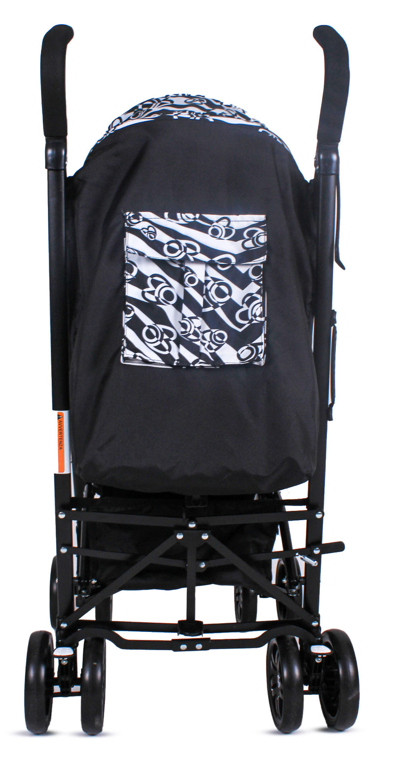Passeggino Pieghevole per Bambini Barotti Zoom Nero/Bianco-3