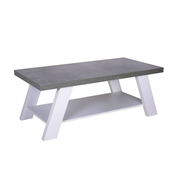 acquista Table basse en ciment blanc Target