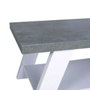 Tavolino Target Cemento Bianco-3