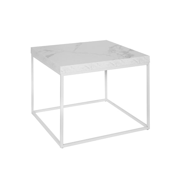 online Table basse carrée blanc mat Squared