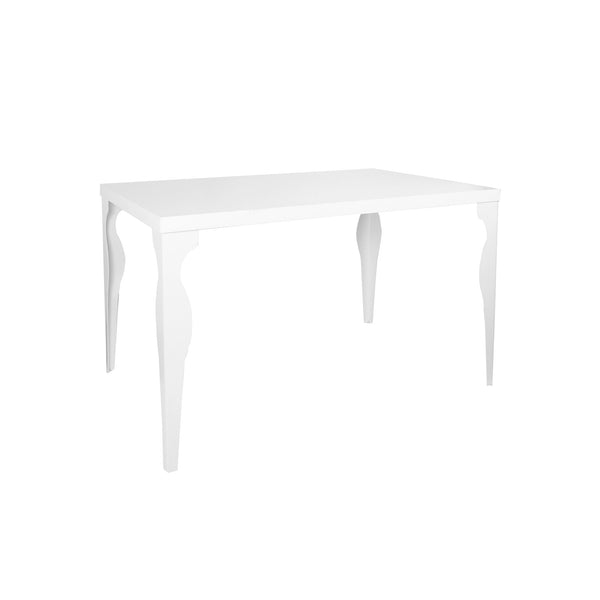 Table en bois 75x80x120 cm Blanc sconto