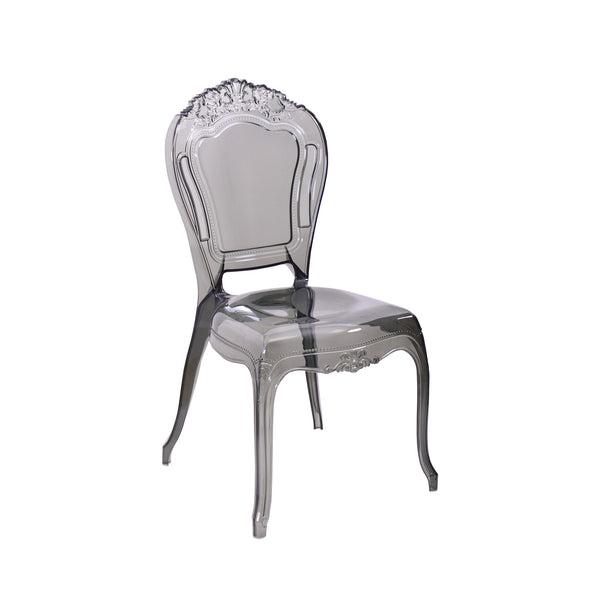 Chaise d'intérieur en méthacrylate 53x53x98 cm Fumée sconto