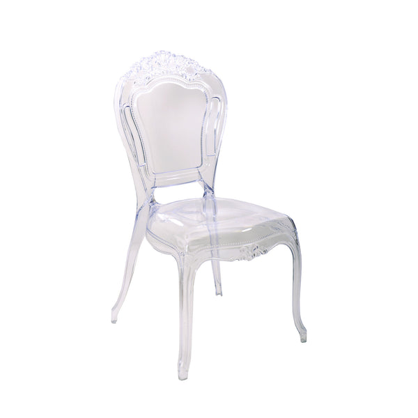 Chaise d'intérieur en méthacrylate 43x45x97 cm Transparent prezzo