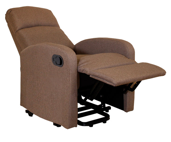 prezzo Fauteuil Relax à Inclinaison Manuelle en Tissu Gris Tourterelle