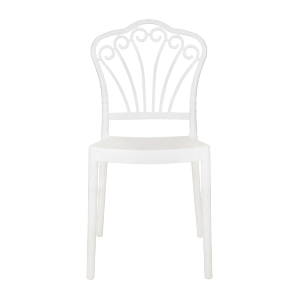 Chaise d'extérieur en propylène 9x44x44 cm Blanc acquista