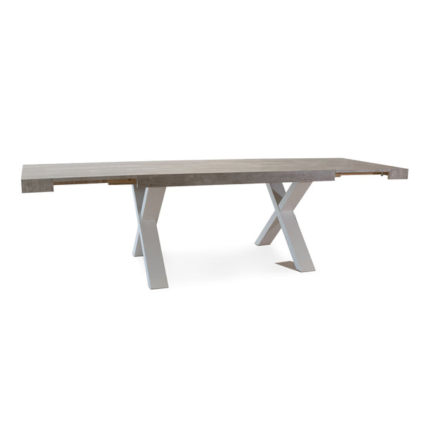 prezzo Table Xilon Cemento 180 260x90x76 pieds anthracite