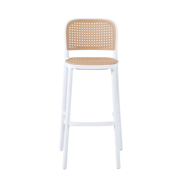 Tabouret Fantine en corde blanche en polypropylène sconto