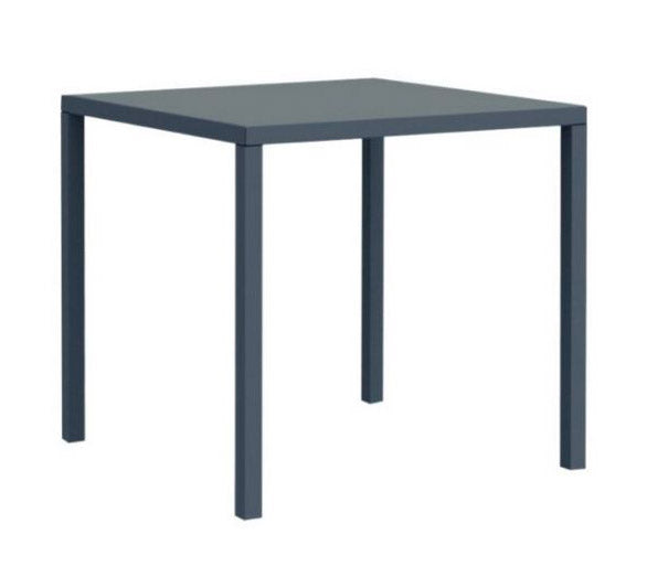 prezzo Table de jardin 80x80xH71 cm en métal Modas gris