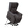 Fauteuil élévateur électrique de massage inclinable à 1 moteur en tissu fumé